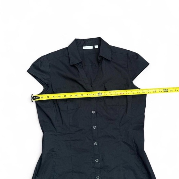 New York & Company Black Button-Down Shirt - Picture 3 of 5